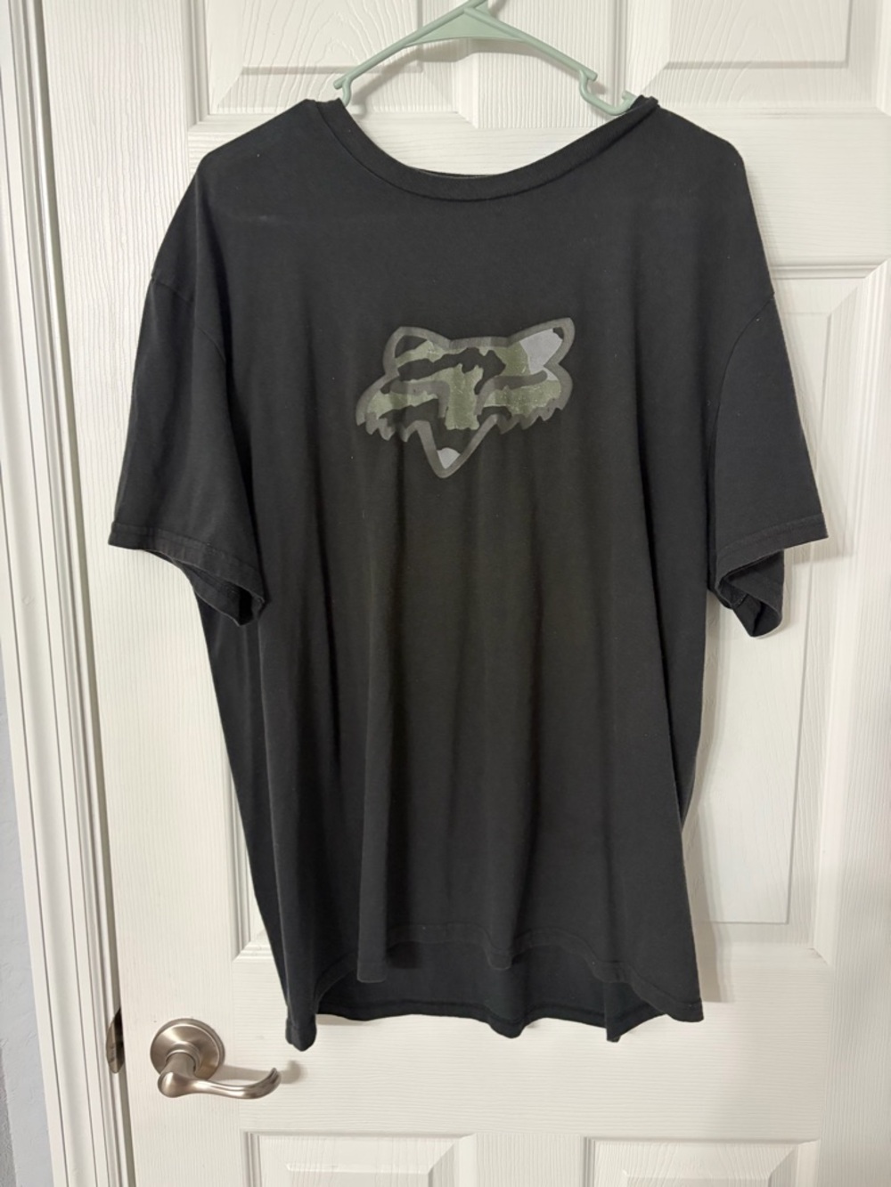 Racing Fox Men’s Black Logo T-Shirt